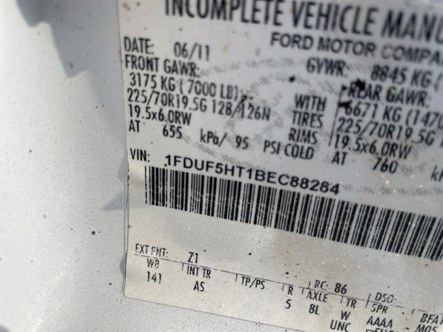 Used 2011 Ford F550 4x4 Regular Cab Super Duty w/ Payload Upgrade Pkg image 20