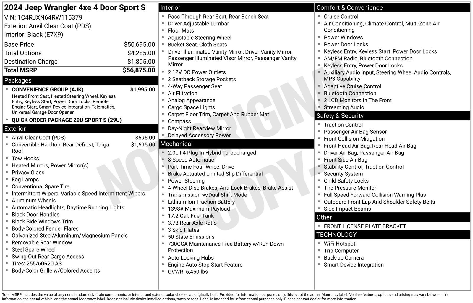 Used 2024 Jeep Wrangler Unlimited w/ Convenience Group image 19