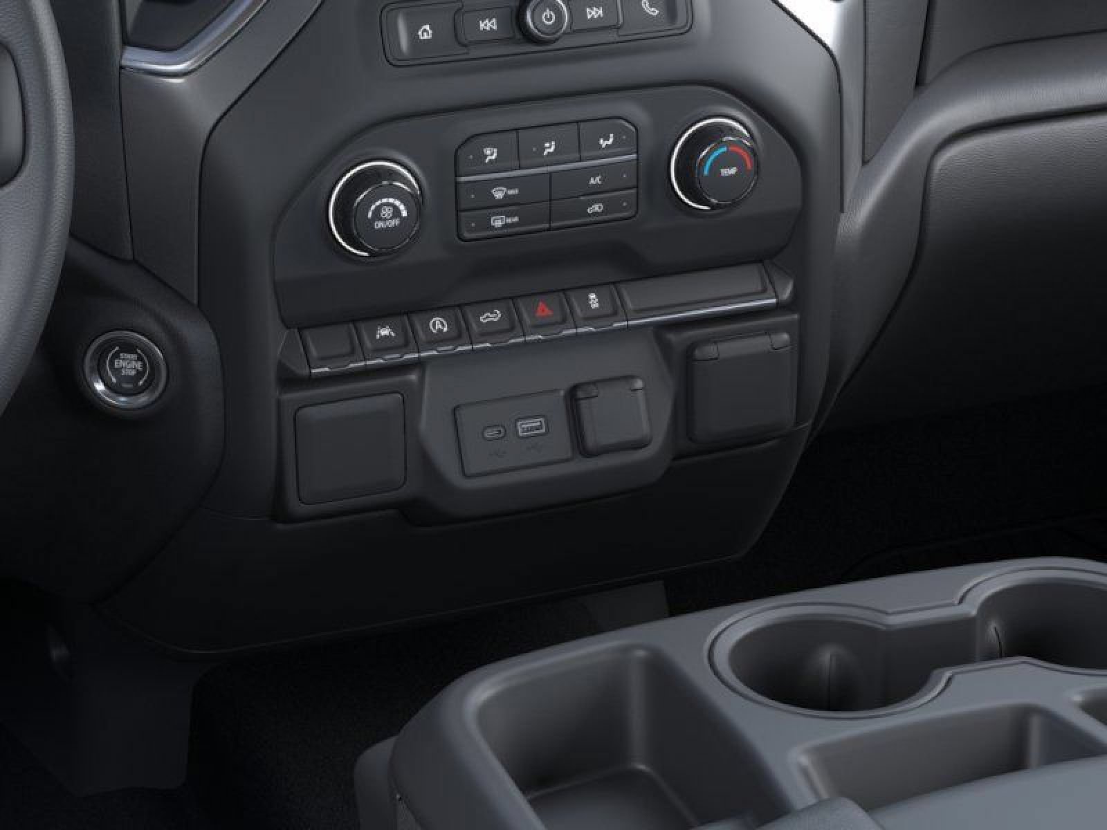 New 2026 Chevrolet Silverado 1500 Custom w/ Turbomax Blackout Package AWD/4WD image 23