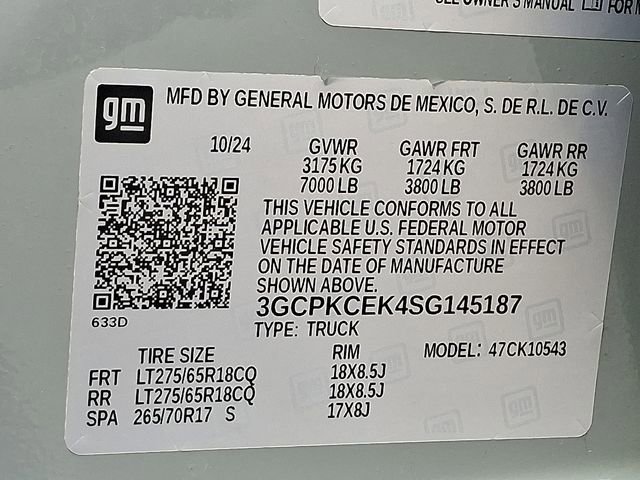 Certified 2025 Chevrolet Silverado 1500 Custom Trail Boss image 27