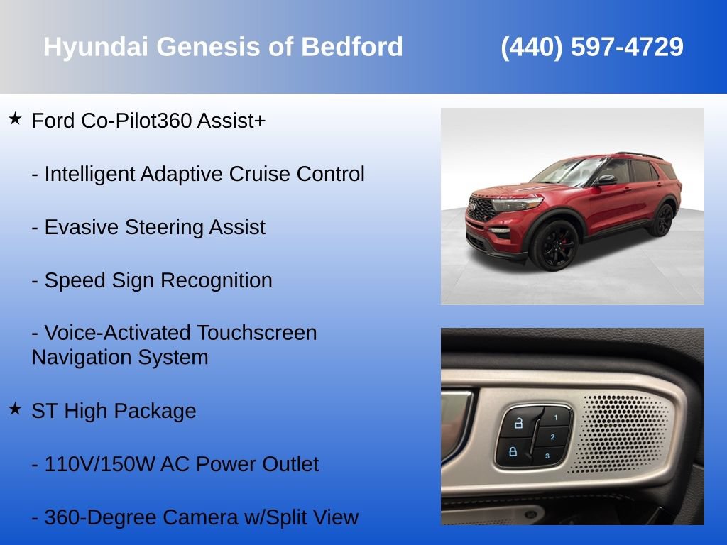 Used 2022 Ford Explorer ST w/ Equipment Group 401A AWD/4WD image 14