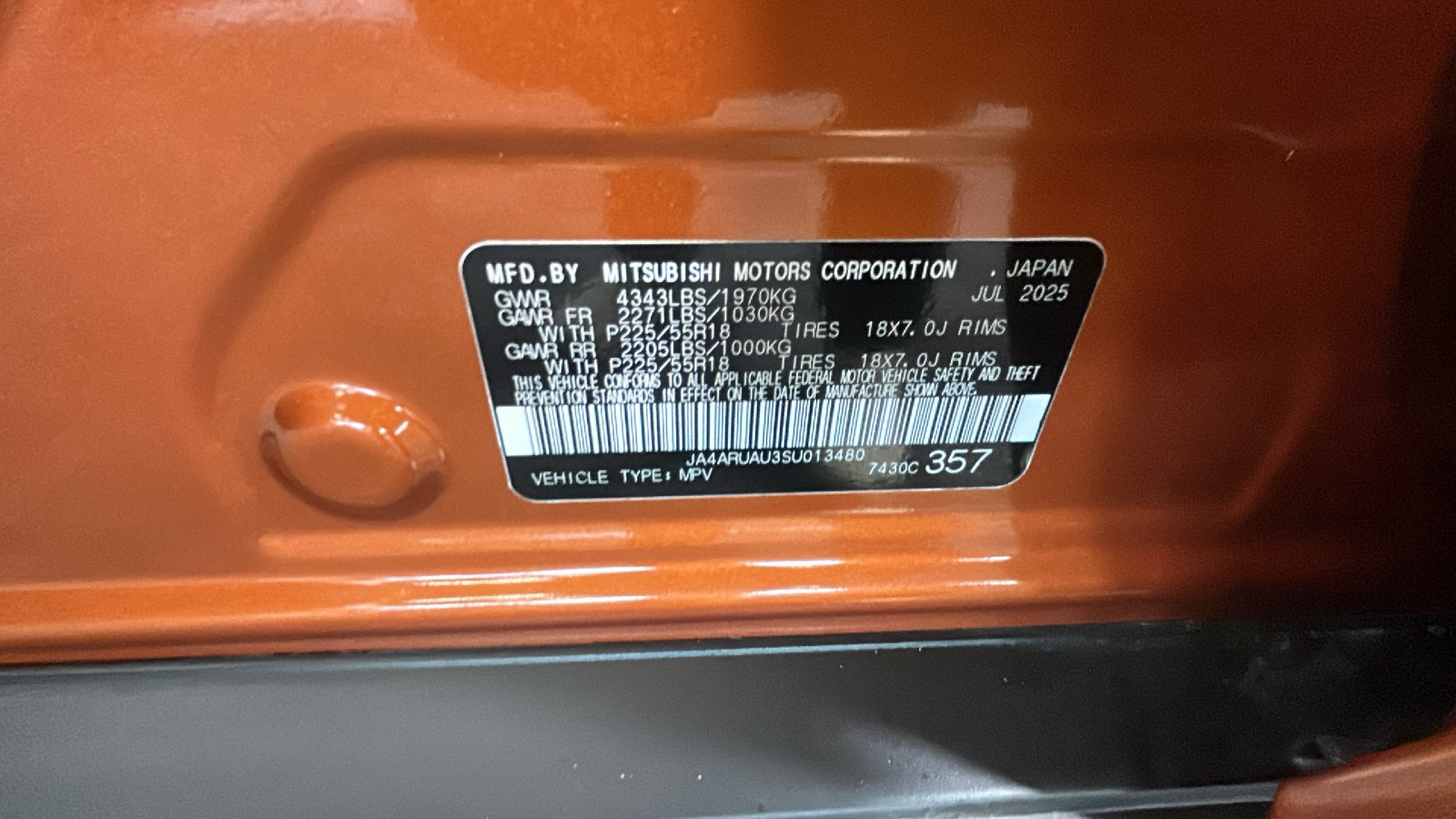 Used 2025 Mitsubishi Outlander Sport SE AWD/4WD image 10