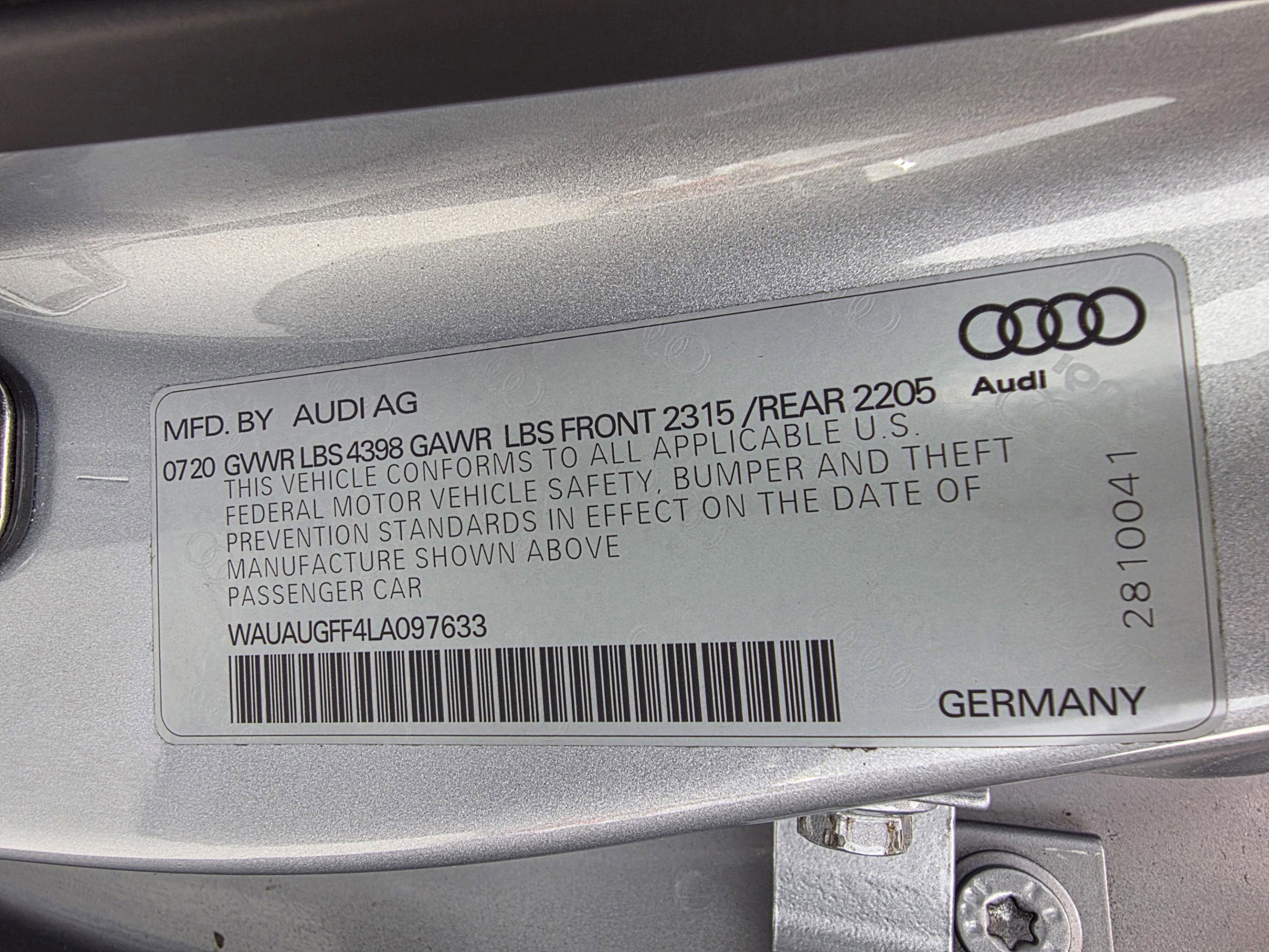 Used 2020 Audi A3 2.0T Premium w/ Final Edition Package image 31