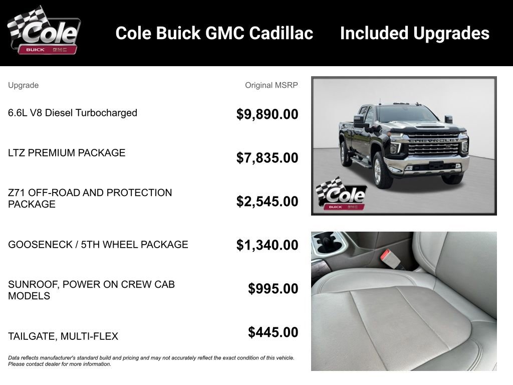 Certified 2022 Chevrolet Silverado 3500 LTZ w/ LTZ Premium Package image 3