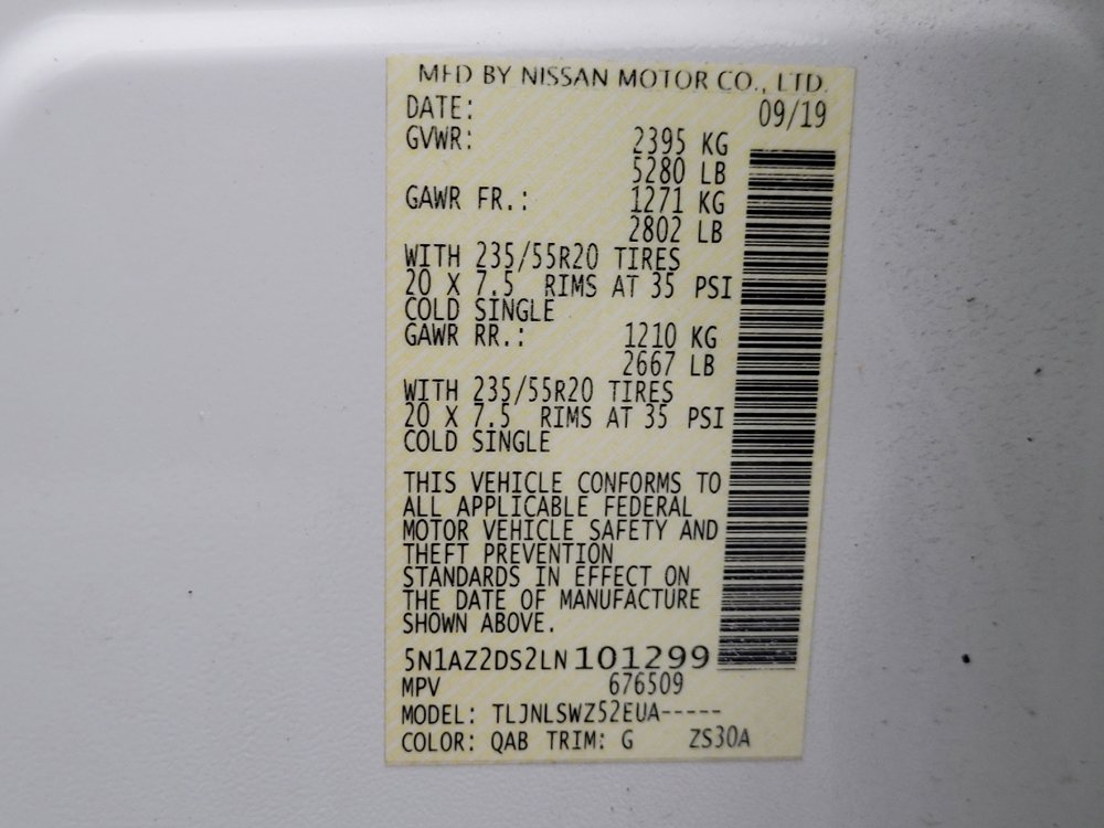 Used 2020 Nissan Murano Platinum w/ Cargo Package AWD/4WD image 33