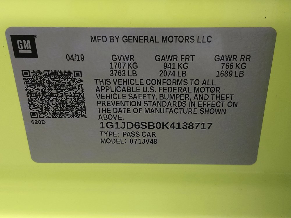 Used 2019 Chevrolet Sonic LT w/ Convenience Package FWD image 33