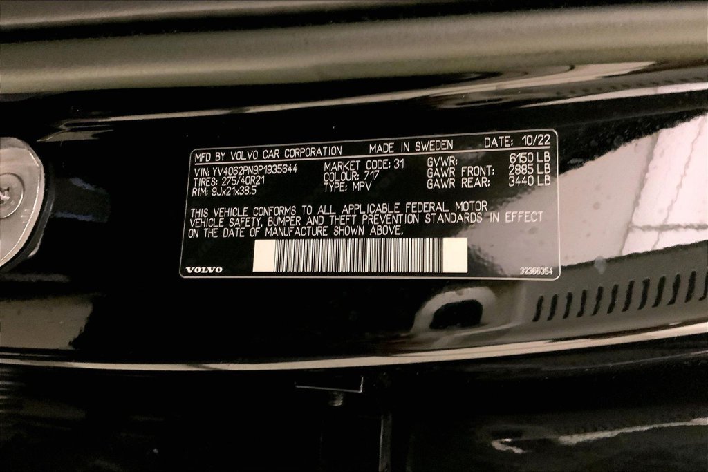 Used 2023 Volvo XC90 B6 Plus w/ Protection Package Premier AWD/4WD image 32