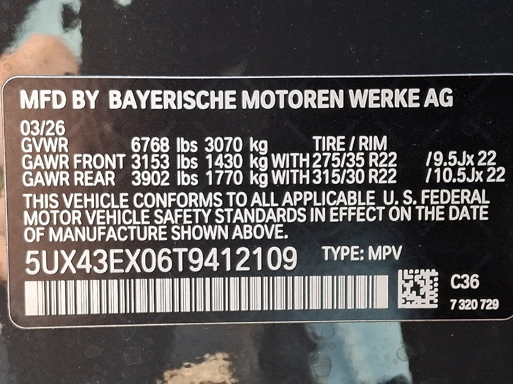 New 2026 BMW X6 M60i AWD/4WD image 17