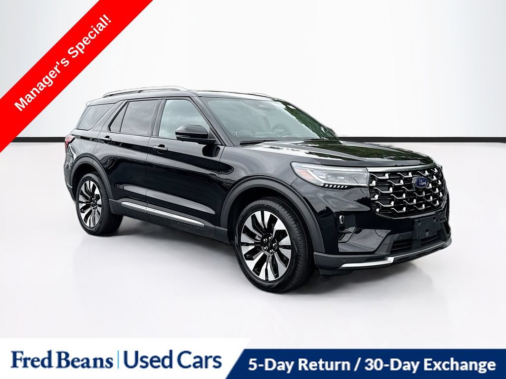 Used 2025 Ford Explorer Platinum w/ LUX Leather Package AWD/4WD image 1