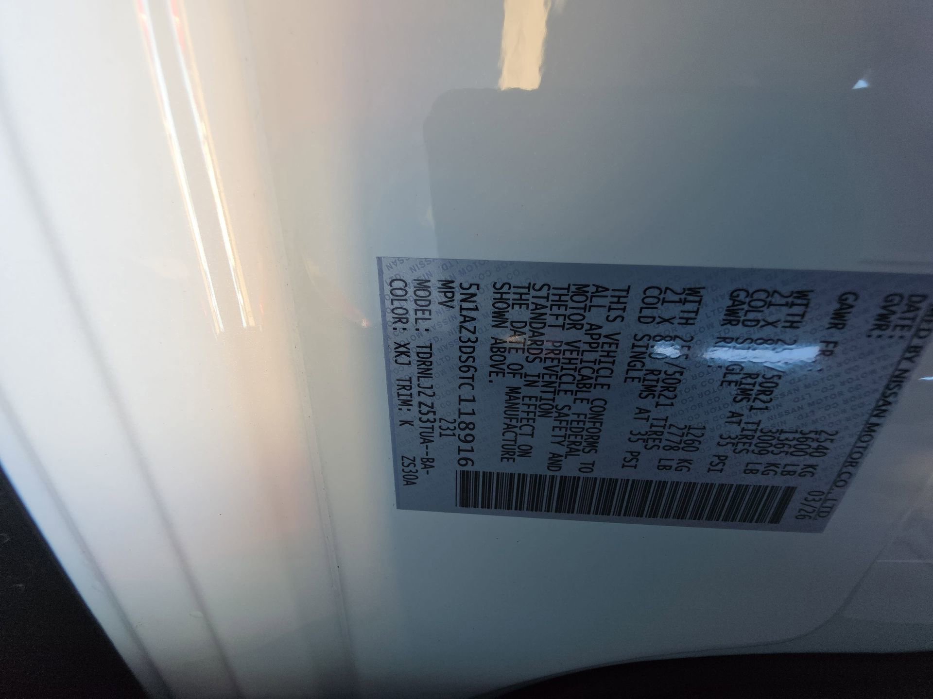 New 2026 Nissan Murano Platinum w/ Cargo Package AWD/4WD image 34