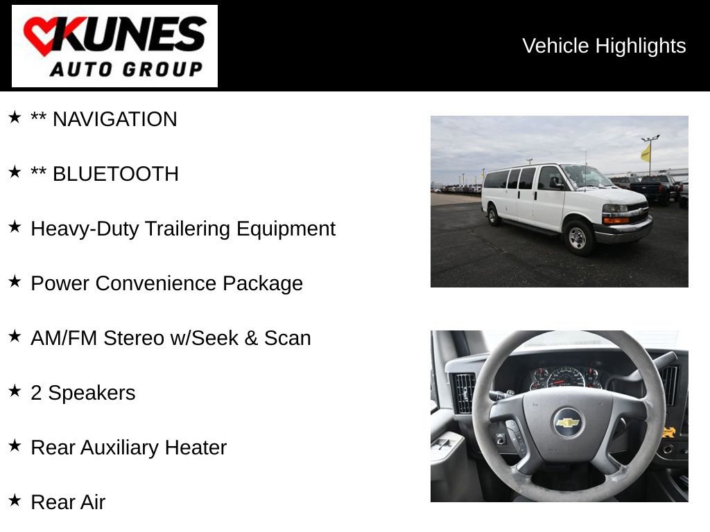 Used 2011 Chevrolet Express 3500 LT w/ LT Preferred Equipment Group RWD image 2