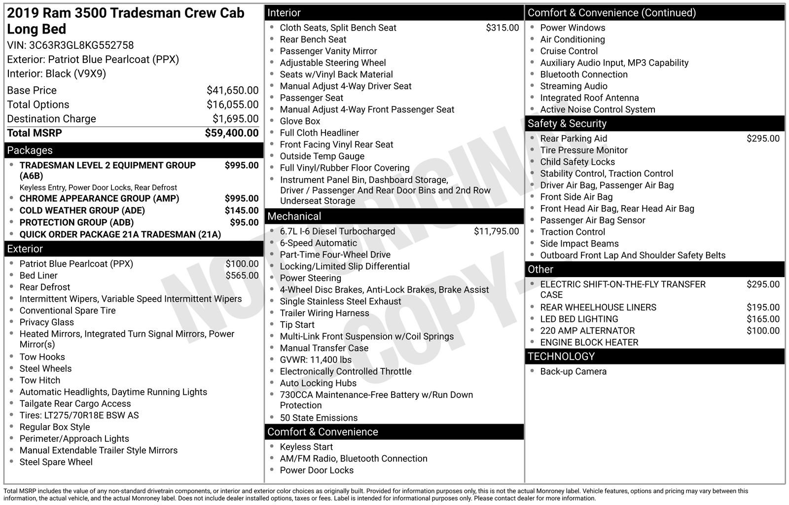 Used 2019 RAM 3500 Tradesman image 35