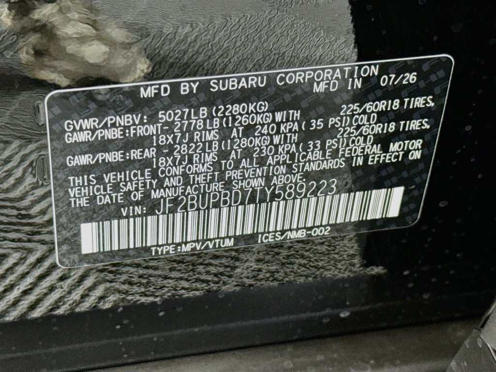 New 2026 Subaru Outback Premium AWD/4WD image 33