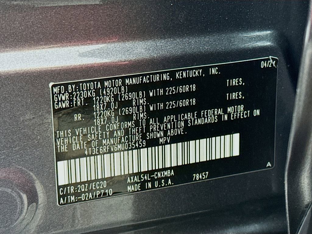 Used 2021 Toyota RAV4 XSE image 35