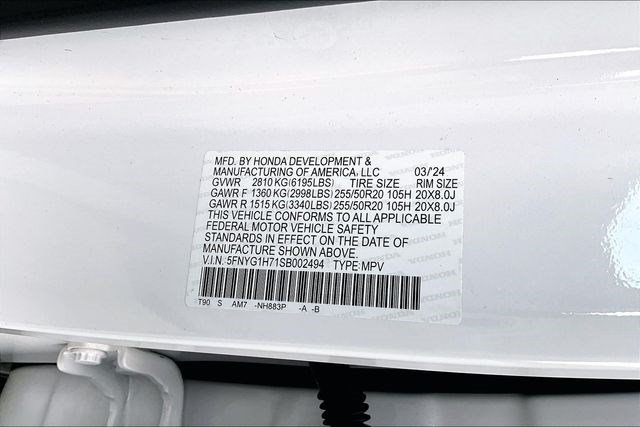 Certified 2025 Honda Pilot Touring image 19