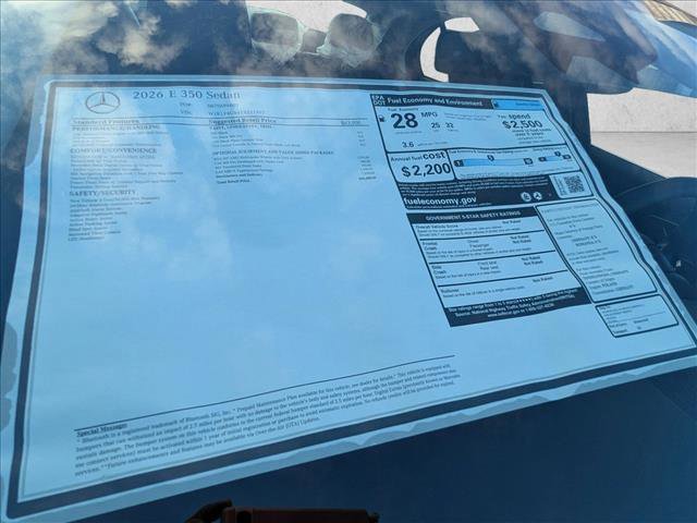 New 2026 Mercedes-Benz E 350 Sedan image 18
