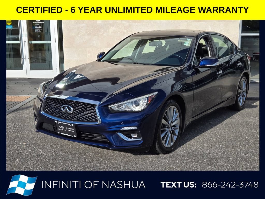 Certified 2023 INFINITI Q50 Luxe w/ Cargo Package AWD/4WD image 1
