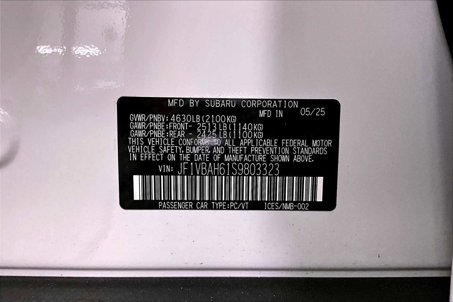 New 2025 Subaru WRX Premium image 20