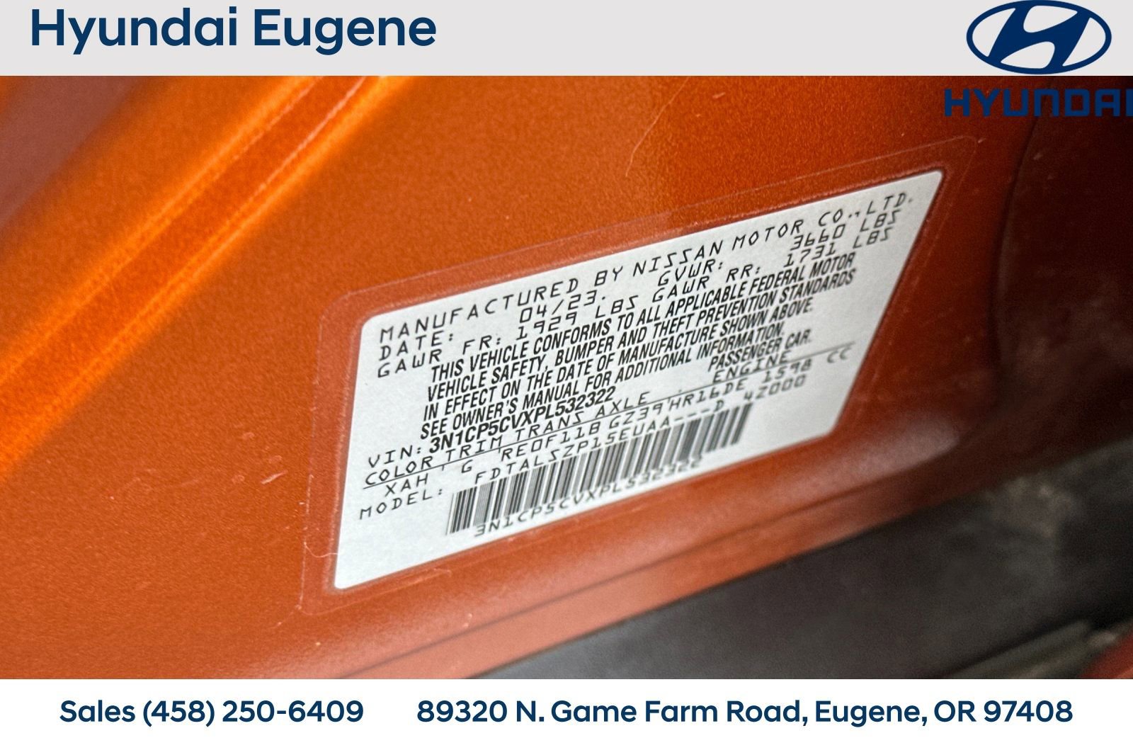 Used 2023 Nissan Kicks SV FWD image 36