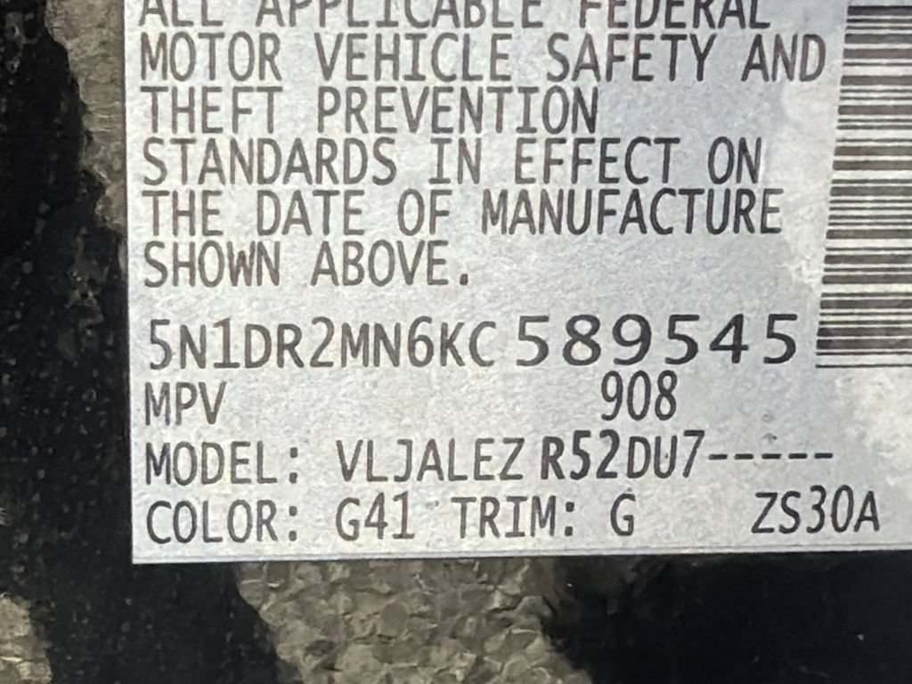 Used 2019 Nissan Pathfinder SV FWD image 31