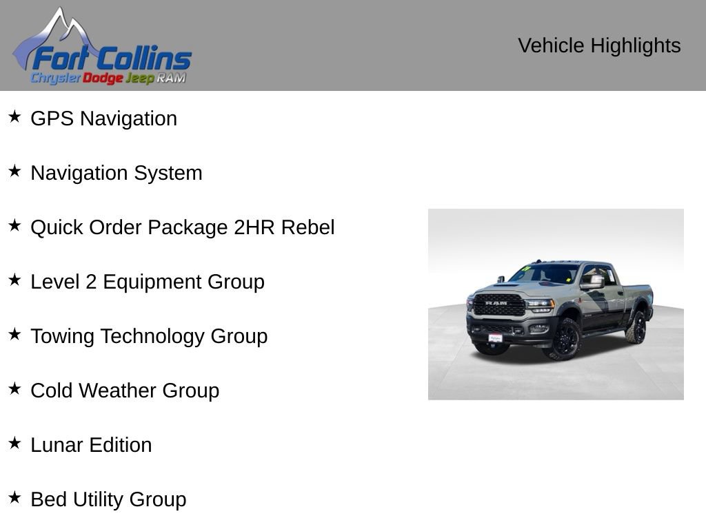 Used 2024 RAM 2500 Rebel AWD/4WD image 4