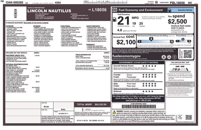 Used 2023 Lincoln Nautilus Reserve w/ Equipment Group 201A AWD/4WD image 41