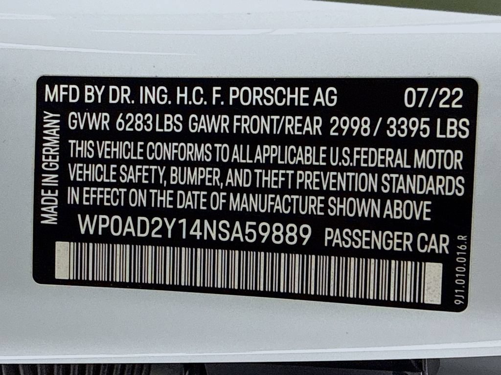 Certified 2022 Porsche Taycan GTS AWD/4WD image 12