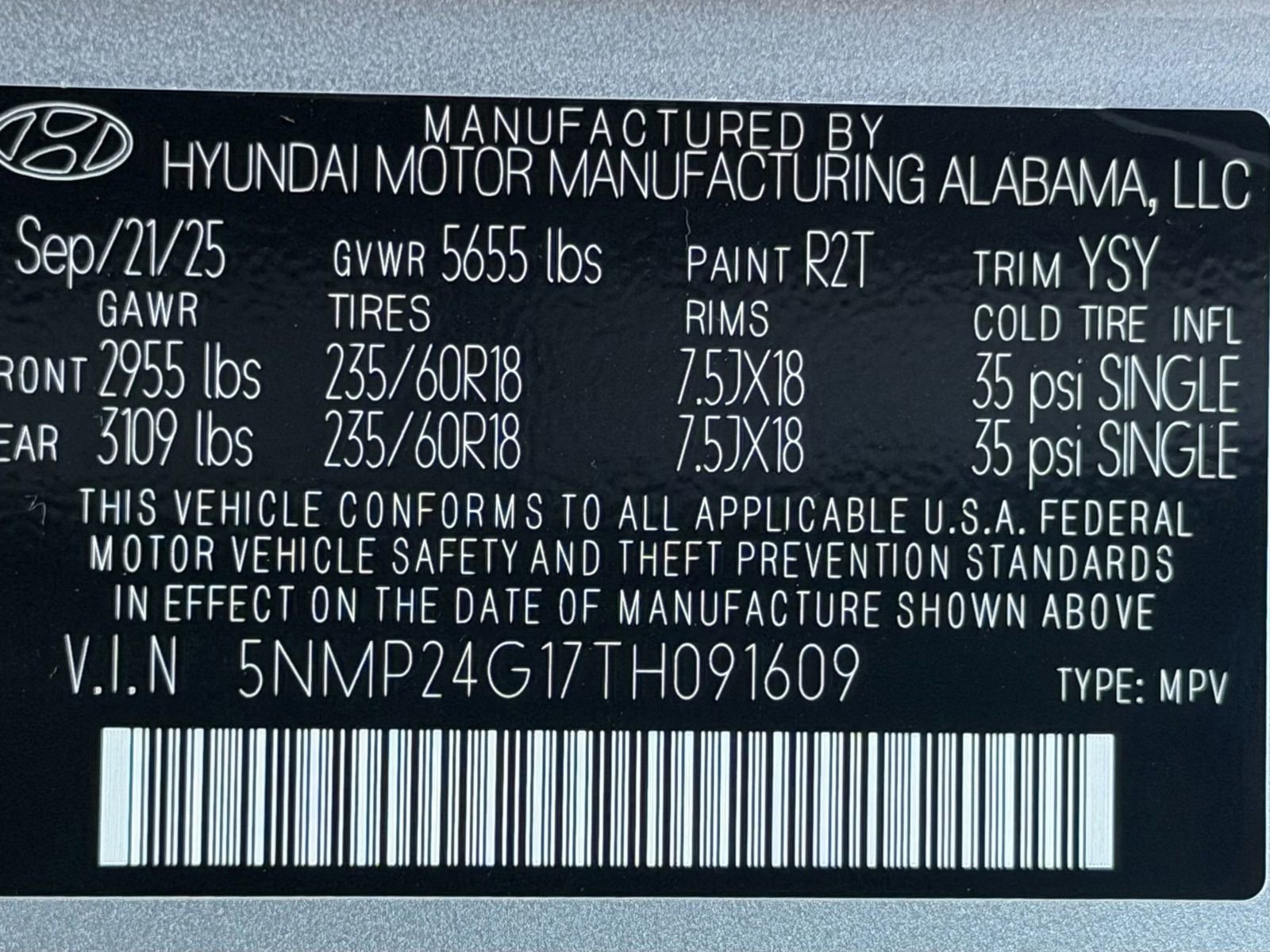 New 2026 Hyundai Santa Fe SEL FWD image 28