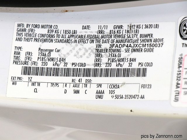 Used 2012 Ford Fiesta S image 25