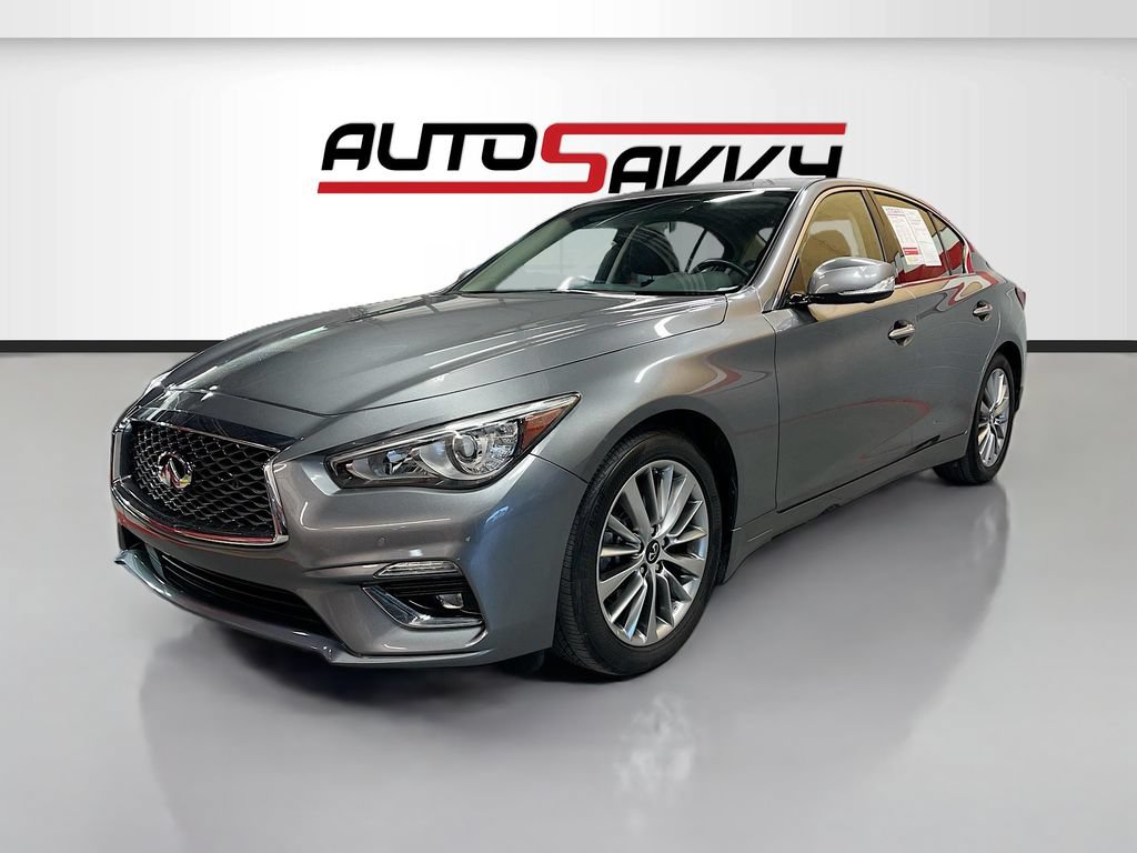 Used 2022 INFINITI Q50 Luxe w/ Cargo Package AWD/4WD image 3