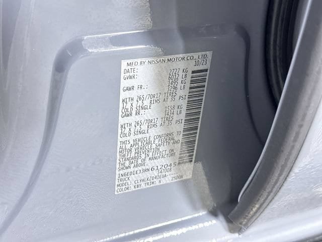 Used 2024 Nissan Frontier Pro-X RWD image 35