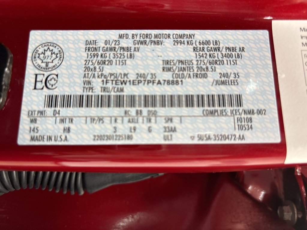 Used 2023 Ford F150 Lariat w/ Equipment Group 502A High image 30