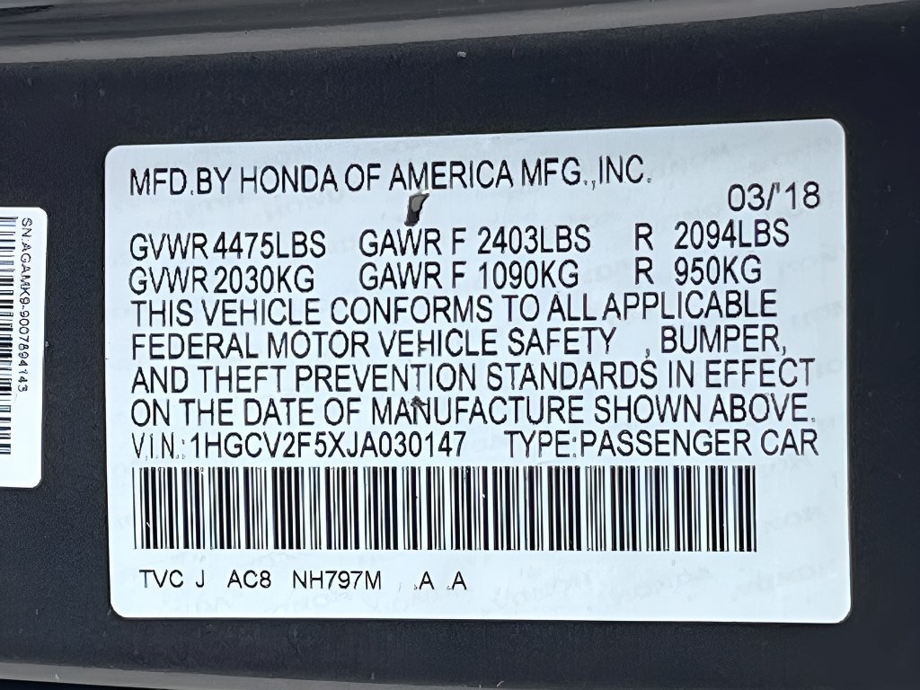 Used 2018 Honda Accord EX-L image 32