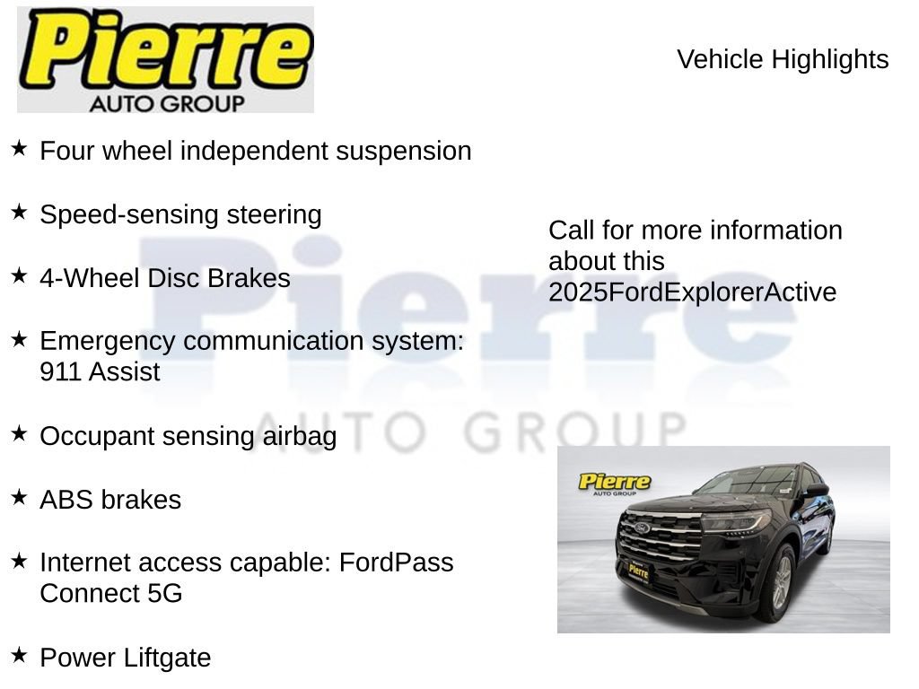 Used 2025 Ford Explorer Active AWD/4WD image 14