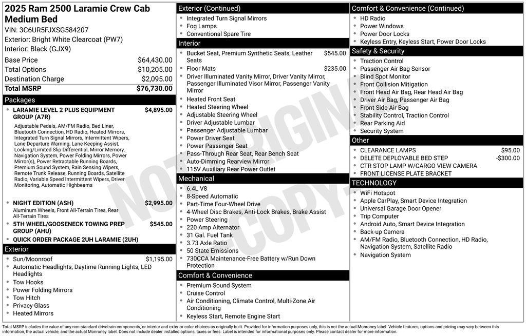 New 2025 RAM 2500 Laramie image 2