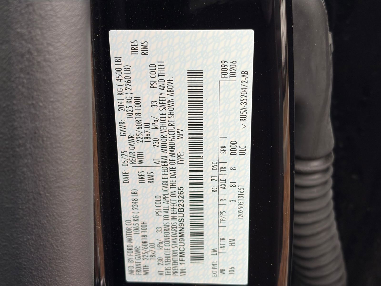 Used 2025 Ford Escape ST-Line AWD/4WD image 24