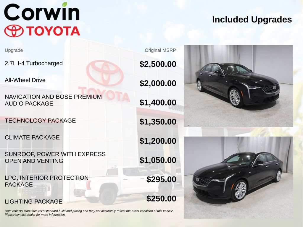 Used 2024 Cadillac CT4 Premium Luxury AWD/4WD image 4
