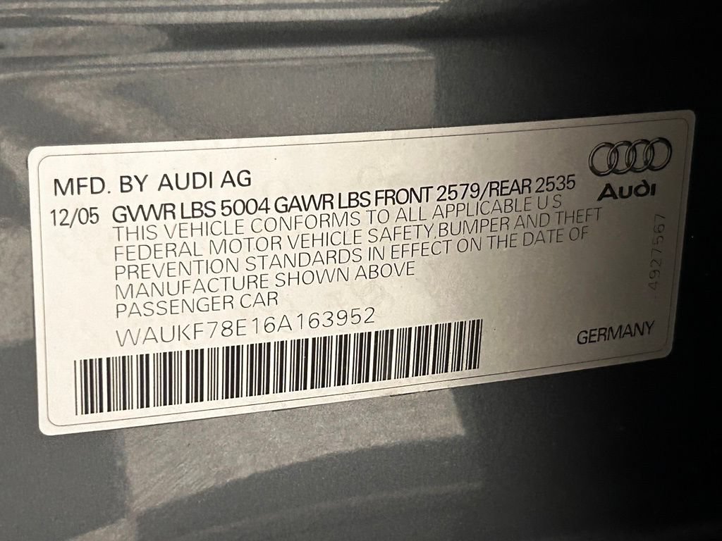 Used 2006 Audi A4 2.0T AWD/4WD image 22