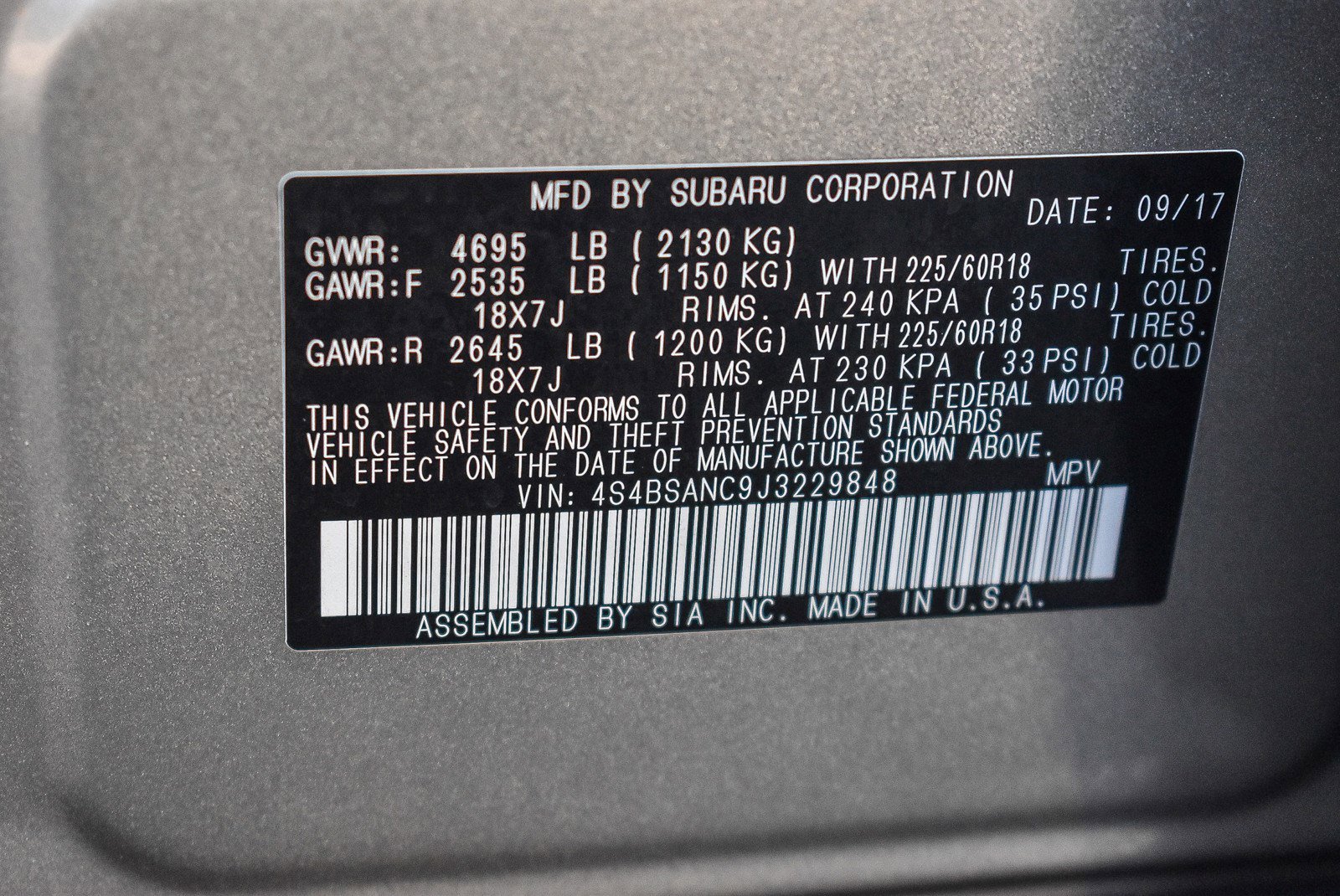 Used 2018 Subaru Outback 2.5i Limited image 27