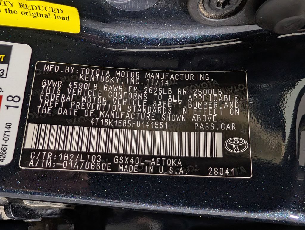Used 2015 Toyota Avalon XLE Touring FWD image 24