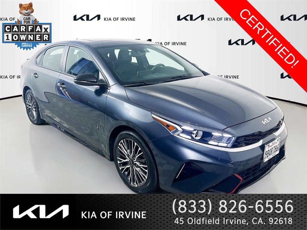 Certified 2022 Kia Forte GT-Line w/ GT-Line Premium Package FWD image 1