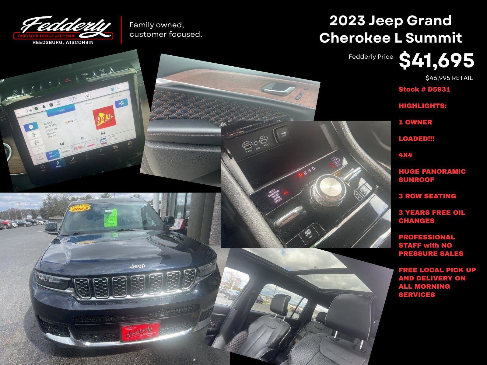 Used 2023 Jeep Grand Cherokee L Summit image 2