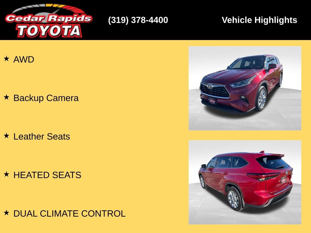 Used 2023 Toyota Highlander Limited AWD/4WD image 14