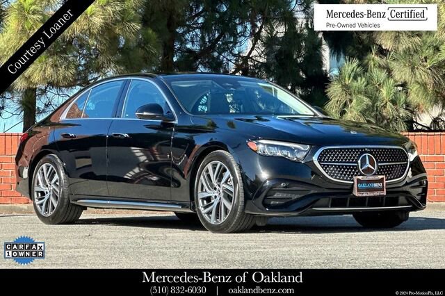 Certified 2025 Mercedes-Benz E 350 4MATIC Sedan