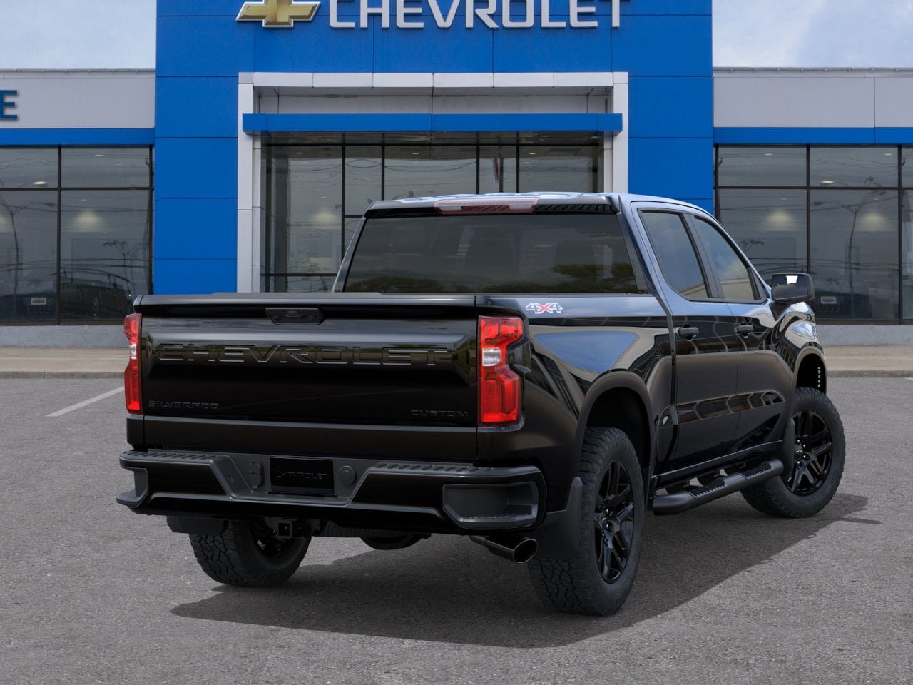 New 2026 Chevrolet Silverado 1500 Custom w/ Turbomax Blackout Package AWD/4WD image 4