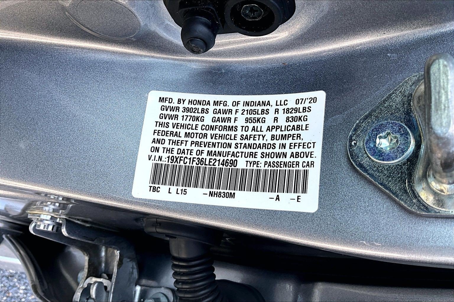 Used 2020 Honda Civic EX image 34