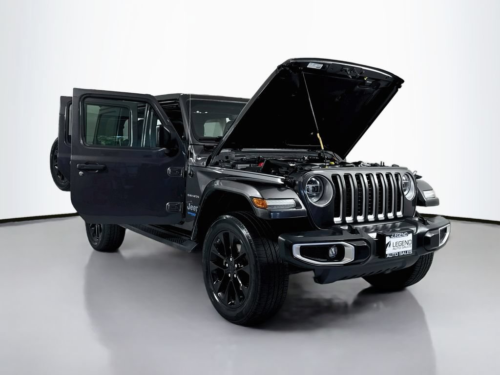 Used 2021 Jeep Wrangler Unlimited Sahara w/ Cold Weather Group AWD/4WD image 23