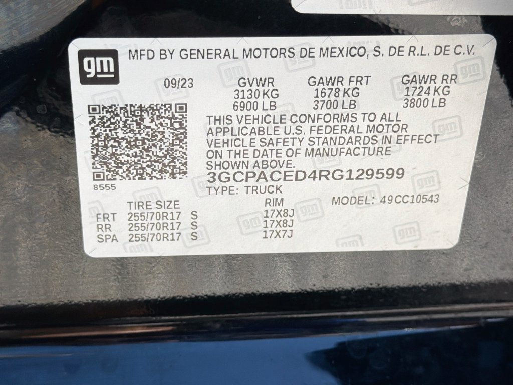 Used 2024 Chevrolet Silverado 1500 LT w/ LPO, Dark Essentials Package RWD image 38