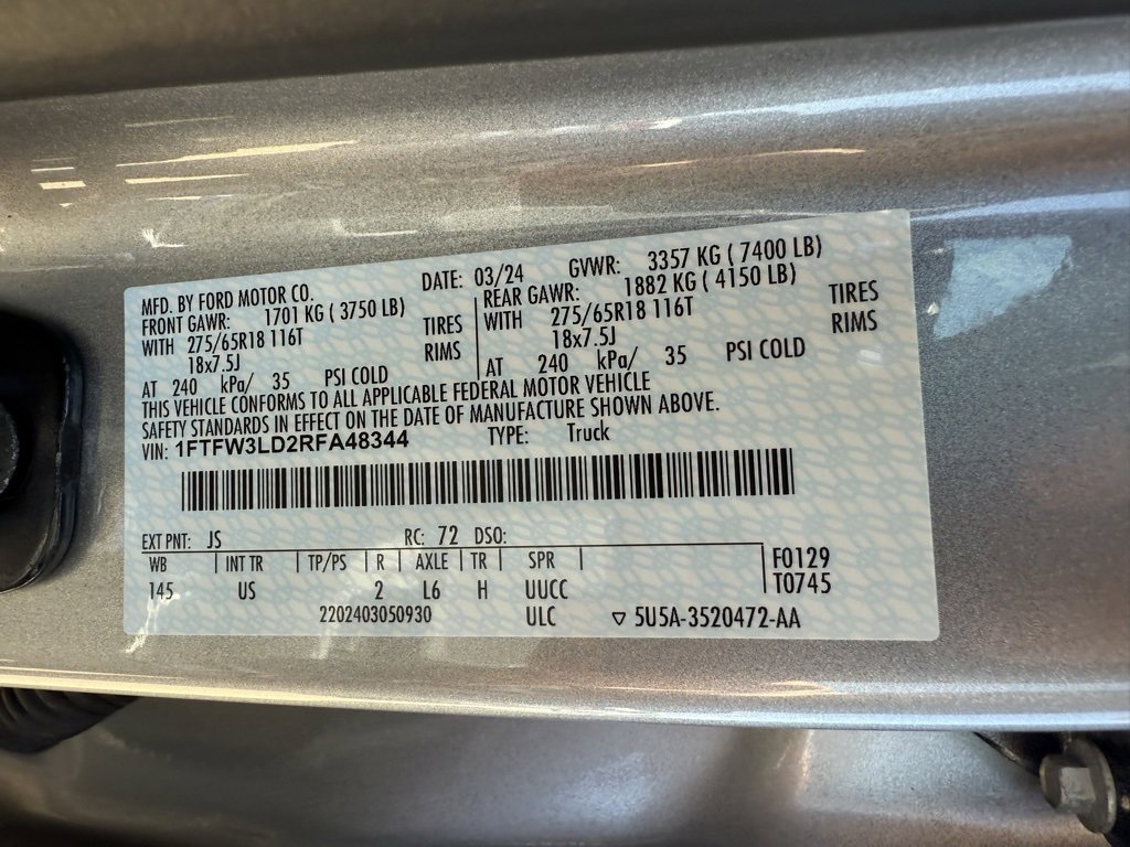 Used 2024 Ford F150 XLT w/ Mobile Office Package image 41