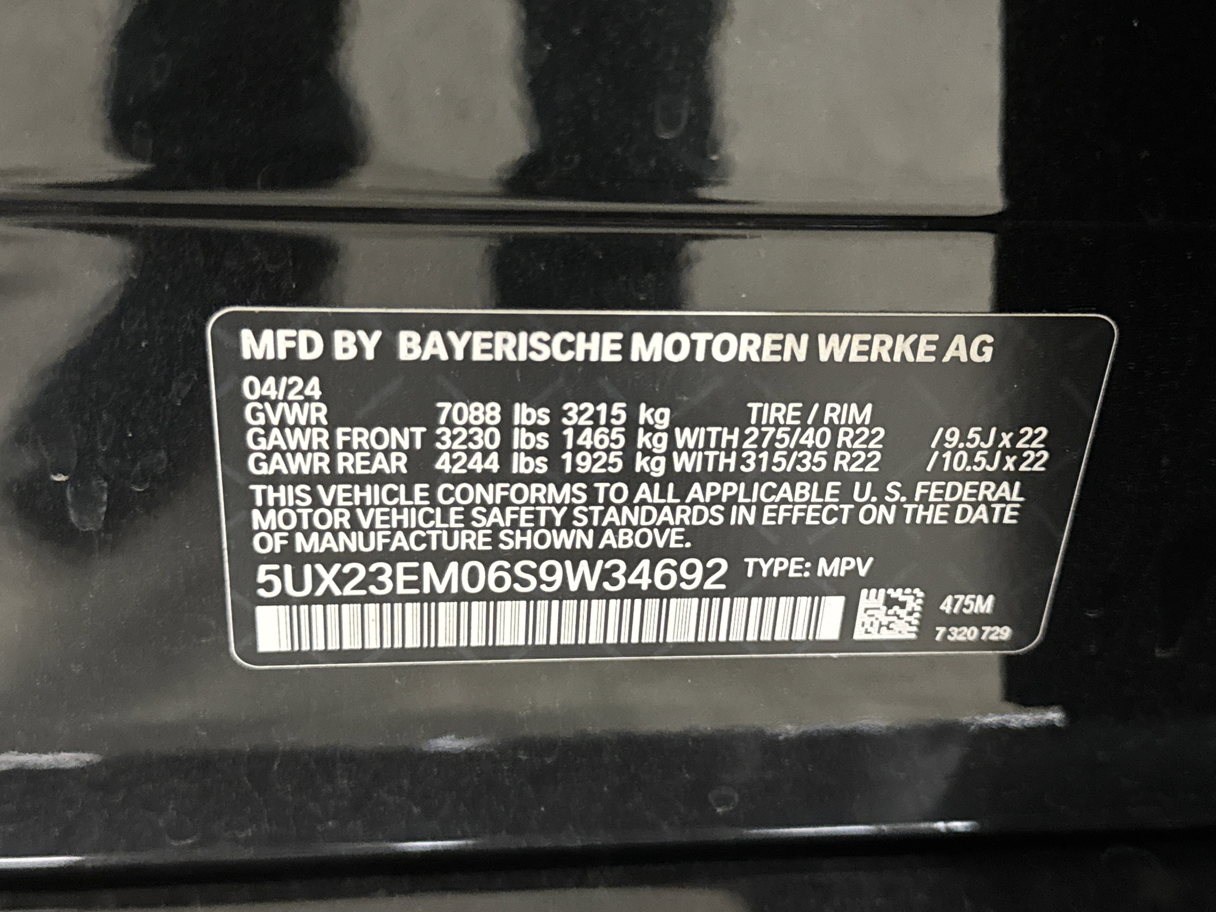 Certified 2025 BMW X7 xDrive40i w/ M Sport Package image 39